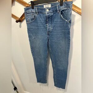 REFORMATION HIGH RISE STRAIGHT LEG JEANS